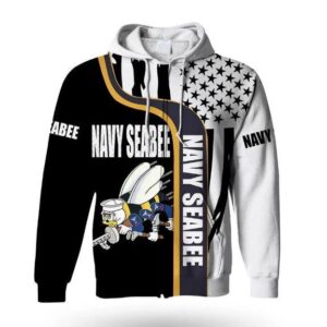 Navy Seabee Usa Flag 3D Hoodie For Men For Women All Over Printed Hoodie - c1295626e811