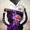 Nba Los Angeles Lakers Skull Pullover And Zippered Hoodies Custom 3d Graphic Printed 3d Hoodie All Over Print Hoodie For Men For Women - 5a8e8067b23d