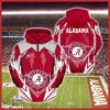 Ncaa Alabama Crimson Tide Lightning Pullover And Zippered Hoodies Custom 3D Graphic Printed 3D Hoodie All Over Print Hoodie For Men For Women - a483649ad2ed