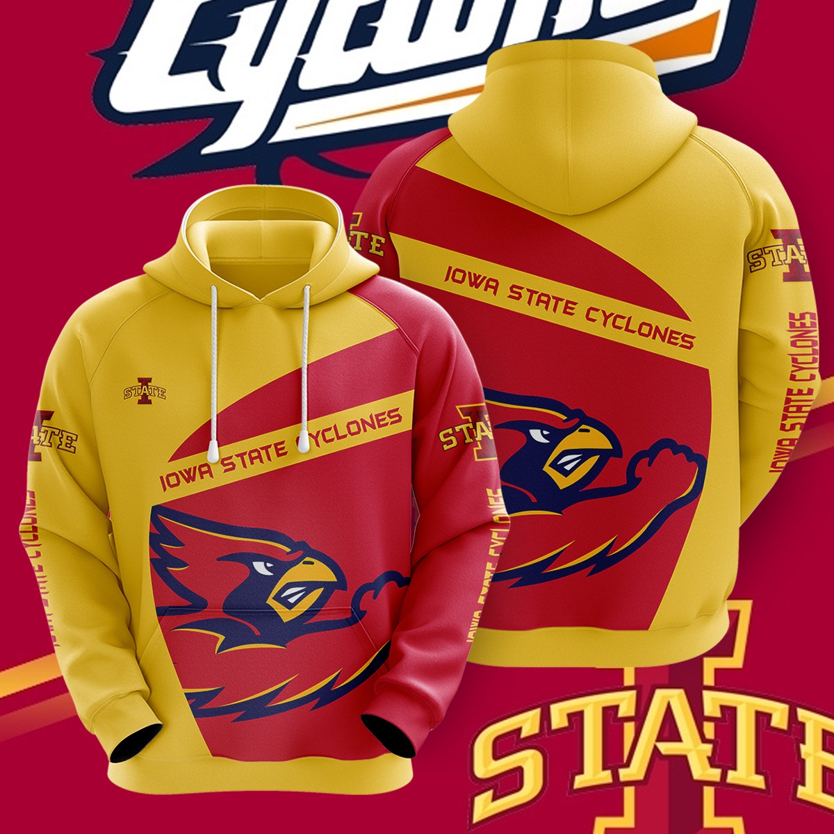 Ncaa Iowa State Cyclones 3D Printed Hoodie/Zipper Hoodie - 93e2671ba0b8 Ncaa Iowa State Cyclones 3D Printed Hoodie/Zipper Hoodie - 93e2671ba0b8