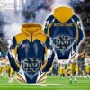 Ncaa Notre Dame Fighting Irish Lightning Pullover And Zippered Hoodies Custom 3d Graphic Printed 3d Hoodie All Over Print Hoodie For Men For Women - e5e166d71255