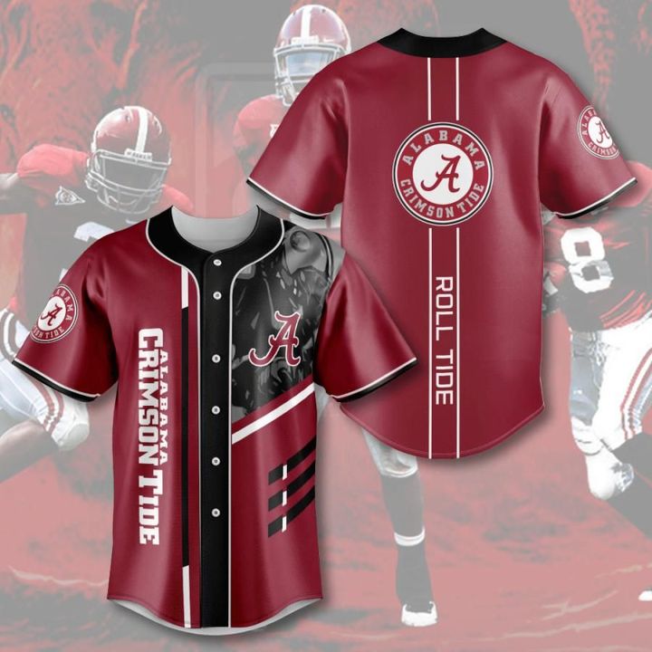 Ncaaf Alabama Crimson Tide Baseball Jersey Ncaaf Alabama Crimson Tide Baseball Jersey