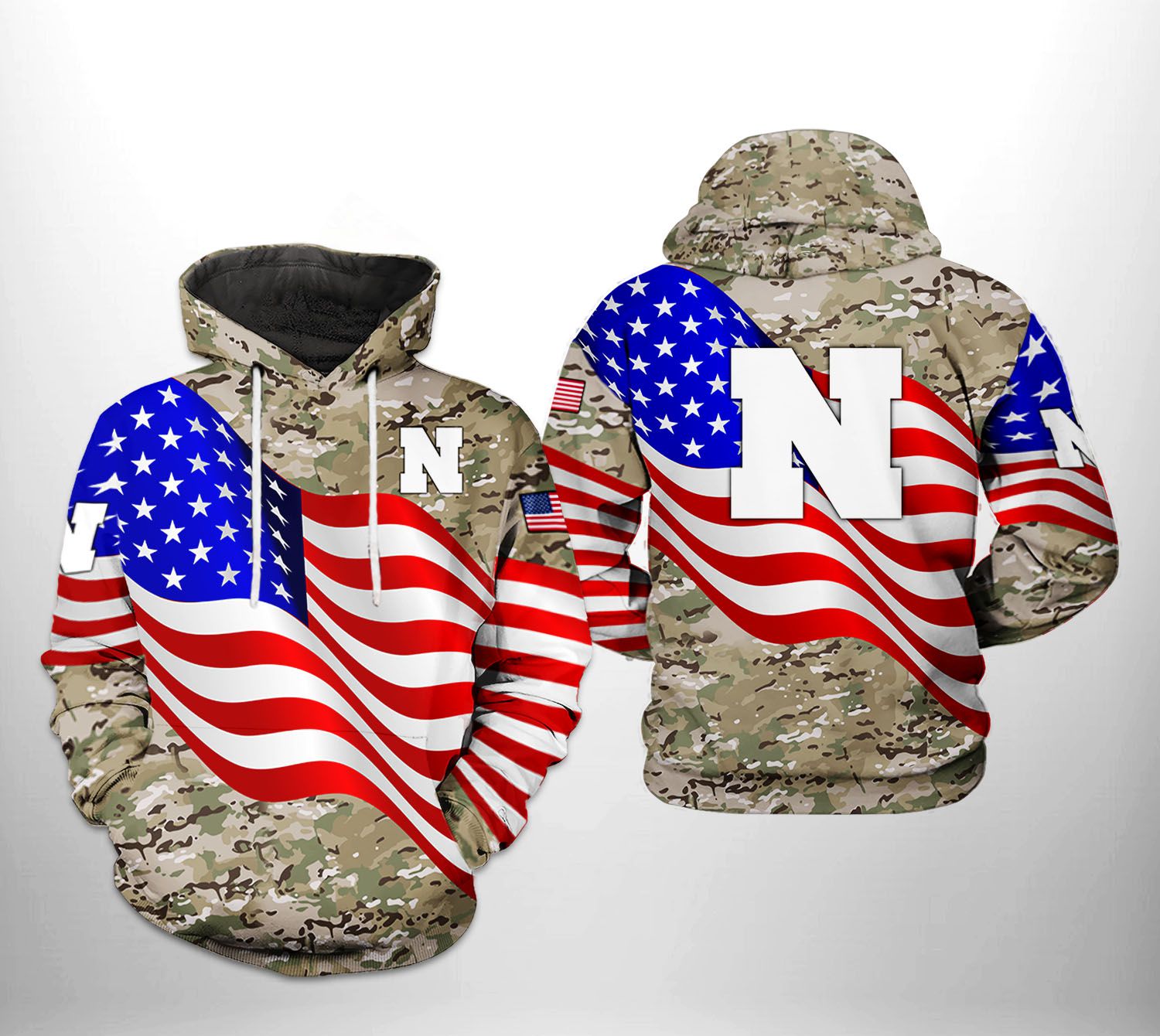 Nebraska Cornhuskers NCAA US Flag Camo Veteran 3D Printed Hoodie/Zipper Hoodie - 1846931ad2d7 Nebraska Cornhuskers NCAA US Flag Camo Veteran 3D Printed Hoodie/Zipper Hoodie - 1846931ad2d7
