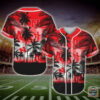 Nebraska Cornhuskers Ncaa Palm Tree Baseball Jersey Shirt