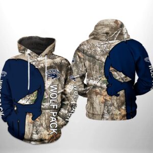 Nevada Wolf Pack NCAA Camo Veteran Hunting 3D Printed Hoodie/Zipper Hoodie - 6ffc08a4b59f