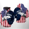 Nevada Wolf Pack NCAA US Flag 3D Printed Hoodie/Zipper Hoodie - 032bd783b61e