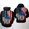 Nevada Wolf Pack NCAA US Flag 3D Printed Hoodie/Zipper Hoodie - cd8bcddd4b7a