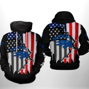 Nevada Wolf Pack NCAA US Flag 3D Printed Hoodie/Zipper Hoodie - cd8bcddd4b7a