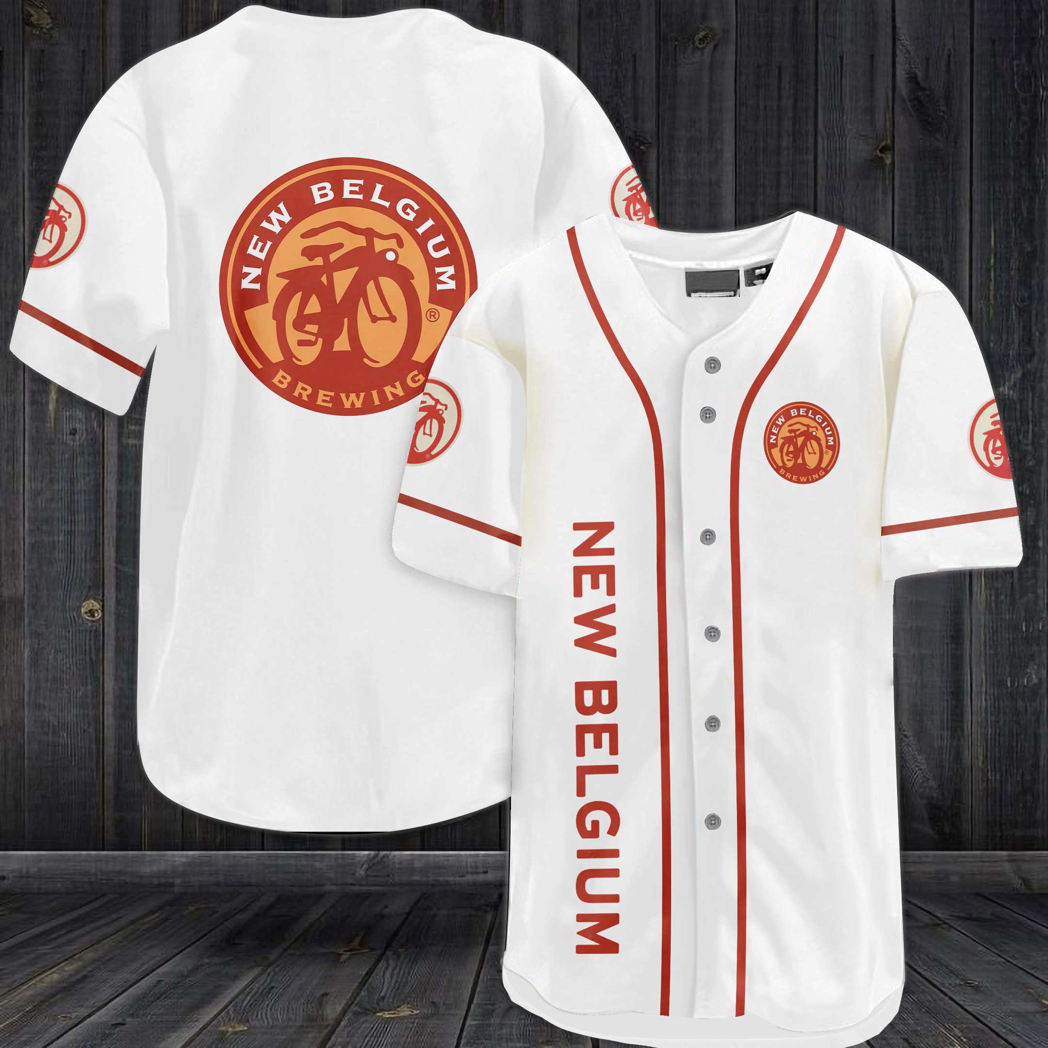 New Belgium Brewing Baseball Jersey New Belgium Brewing Baseball Jersey