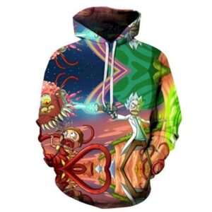 New Camiseta De Rick And Morty Pullover And Zippered Hoodies Custom 3D Graphic Printed 3D Hoodie All Over Print Hoodie For Men For Women - 0f518262a427