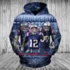 New England Patriots 3D Printed Hoodie/Zipper Hoodie - 21ce8eb2ffce