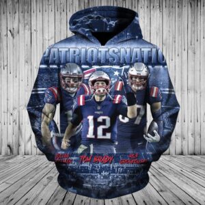 New England Patriots 3D Printed Hoodie/Zipper Hoodie - 21ce8eb2ffce
