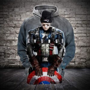 New England Patriots 3D Printed Hoodie/Zipper Hoodie - 309c8682a124