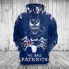New England Patriots 3D Printed Hoodie/Zipper Hoodie - 3e364c0aed5e