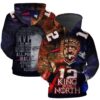 New England Patriots 3D Printed Hoodie/Zipper Hoodie - 41657e798ccd