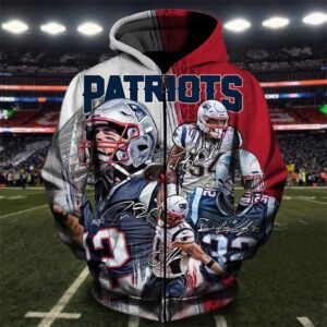 New England Patriots 3D Printed Hoodie/Zipper Hoodie - 4961a66db47c