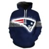 New England Patriots 3D Printed Hoodie/Zipper Hoodie - 4f7036f3de90
