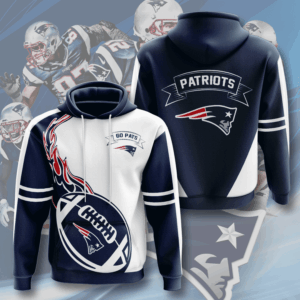 New England Patriots 3D Printed Hoodie/Zipper Hoodie - 9e460ae38857