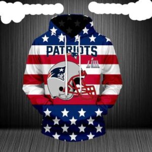 New England Patriots 3D Printed Hoodie/Zipper Hoodie - bb0f5fbdd836