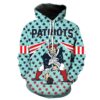 New England Patriots 3D Printed Hoodie/Zipper Hoodie - d66afbd19a46