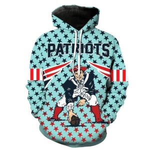New England Patriots 3D Printed Hoodie/Zipper Hoodie - d66afbd19a46