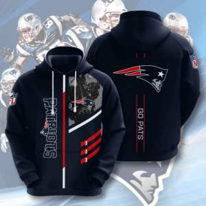 New England Patriots 3D Printed Hoodie/Zipper Hoodie - d89373b4d7f6