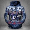 New England Patriots 3D Printed Hoodie/Zipper Hoodie - e01e872ed4e6