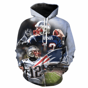 New England Patriots 3D Printed Hoodie/Zipper Hoodie - ed9c2cb7dc31
