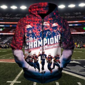 New England Patriots Champions Pullover And Zippered Hoodies Custom 3D Graphic Printed 3D Hoodie All Over Print Hoodie For Men For Women - 6fb2b0d79ec6