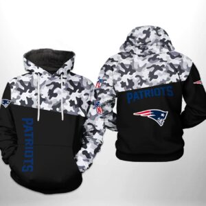 New England Patriots NFL Camo Veteran Team 3D Printed Hoodie/Zipper Hoodie - 5768da684111