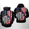 New England Patriots NFL US Flag Team 3D Printed Hoodie/Zipper Hoodie - 95448b5cf7e8