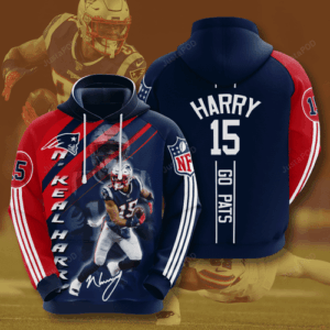 New England Patriots NKeal Harry 3D Hoodie For Men For Women - f232df8d8c99