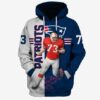 New England Patriots Ncaa Football John Hannah 3d Hoodie For Men For Women New England Patriots All Over Printed Hoodie. New England Patriots 3d Shirt - ec947110852f