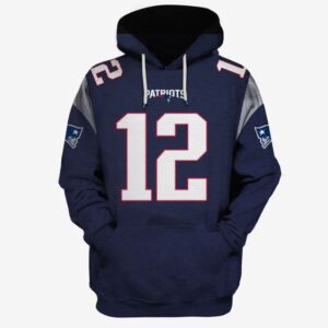 New England Patriots Ncaa Football Tom Brady 3D Hoodie For Men For Women New England Patriots All Over Printed Hoodie. New England Patriots 3D Full Printing Shirt - f22b30d00411
