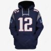 New England Patriots Ncaa Football Tom Brady 3d Hoodie For Men For Women New England Patriots All Over Printed Hoodie. New England Patriots 3d Full Printing Shirt - 8e81ca2249a7