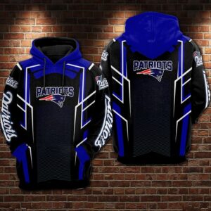 New England Patriots Nfl Football Blue Black 3d Hoodie For Men For Women New England Patriots All Over Printed Hoodie. New England Patriots 3d Shirt - d223f4854039