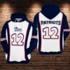 New England Patriots Nfl Football Blue White 3D Hoodie For Men For Women New England Patriots All Over Printed Hoodie. New England Patriots 3D Full Printing Shirt - 9d83cd6a7875