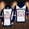 New England Patriots Nfl Football Blue White 3d Hoodie For Men For Women New England Patriots All Over Printed Hoodie. New England Patriots 3d Full Printing Shirt - 1a3634b0eed2