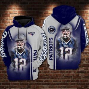 New England Patriots Nfl Football Tom Brady 3d Hoodie For Men For Women New England Patriots All Over Printed Hoodie. New England Patriots 3d Full Printing Shirt - e58086c86774