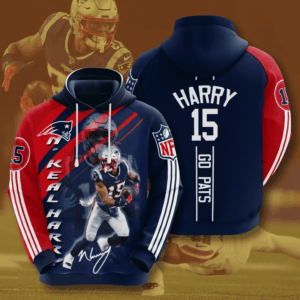 New England Patriots Nkeal Harry 3D Hoodie Sweatshirt For Fans Men Women All Over Printed Hoodie - 30e4bbe68dc6