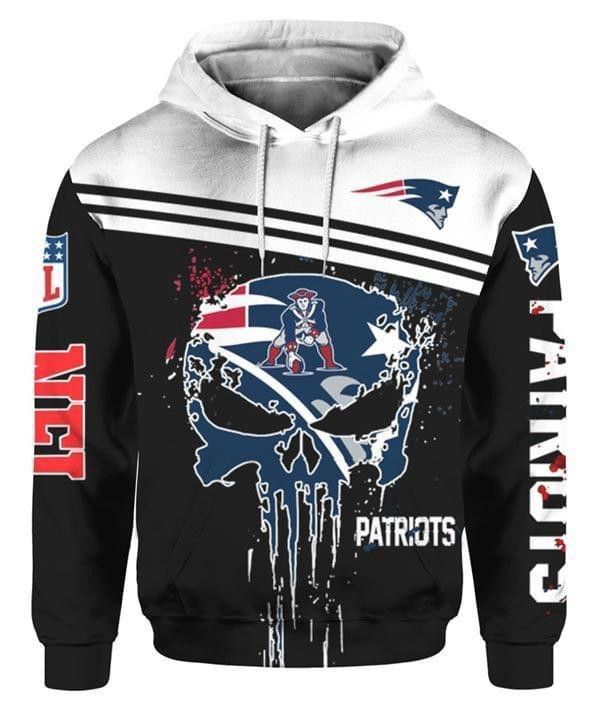 New England Patriots Skull Zip 3D Hoodie All Over Print - ea9ed1012a1a New England Patriots Skull Zip 3D Hoodie All Over Print - ea9ed1012a1a