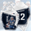 New England Patriots Tom Brady 3D Hoodie Sweatshirt For Fans Men Women All Over Printed Hoodie - afe5047326f4