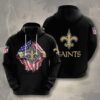 New Orleans Saints 3D Hoodie - e3ef352ae83d