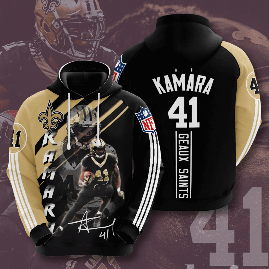 New Orleans Saints Alvin Kamara 3D Hoodie For Men For Women All Over Printed Hoodie - 8d7329c0a128 New Orleans Saints Alvin Kamara 3D Hoodie For Men For Women All Over Printed Hoodie - 8d7329c0a128