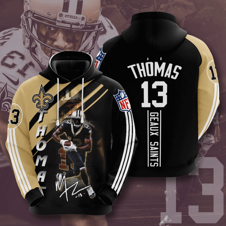 New Orleans Saints Michael Thomas 3D Hoodie Sweatshirt For Fans Men Women All Over Printed Hoodie - ab3b061427e2 New Orleans Saints Michael Thomas 3D Hoodie Sweatshirt For Fans Men Women All Over Printed Hoodie - ab3b061427e2