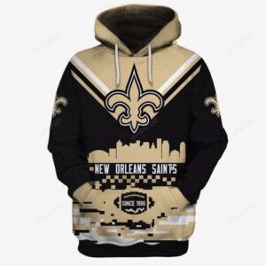 New Orleans Saints Ncaa Football Classic 3d Hoodie For Men For Women New Orleans Saints All Over Printed Hoodie. New Orleans Saints 3d Full Printing Shirt - 474376e9bc64
