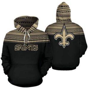 New Orleans Saints Ncaa Football Maori Tattoo Gold 3D Hoodie For Men For Women New Orleans Saints All Over Printed Hoodie. New Orleans Saints 3D Full Printing Shirt - 1fa4c5ed5290