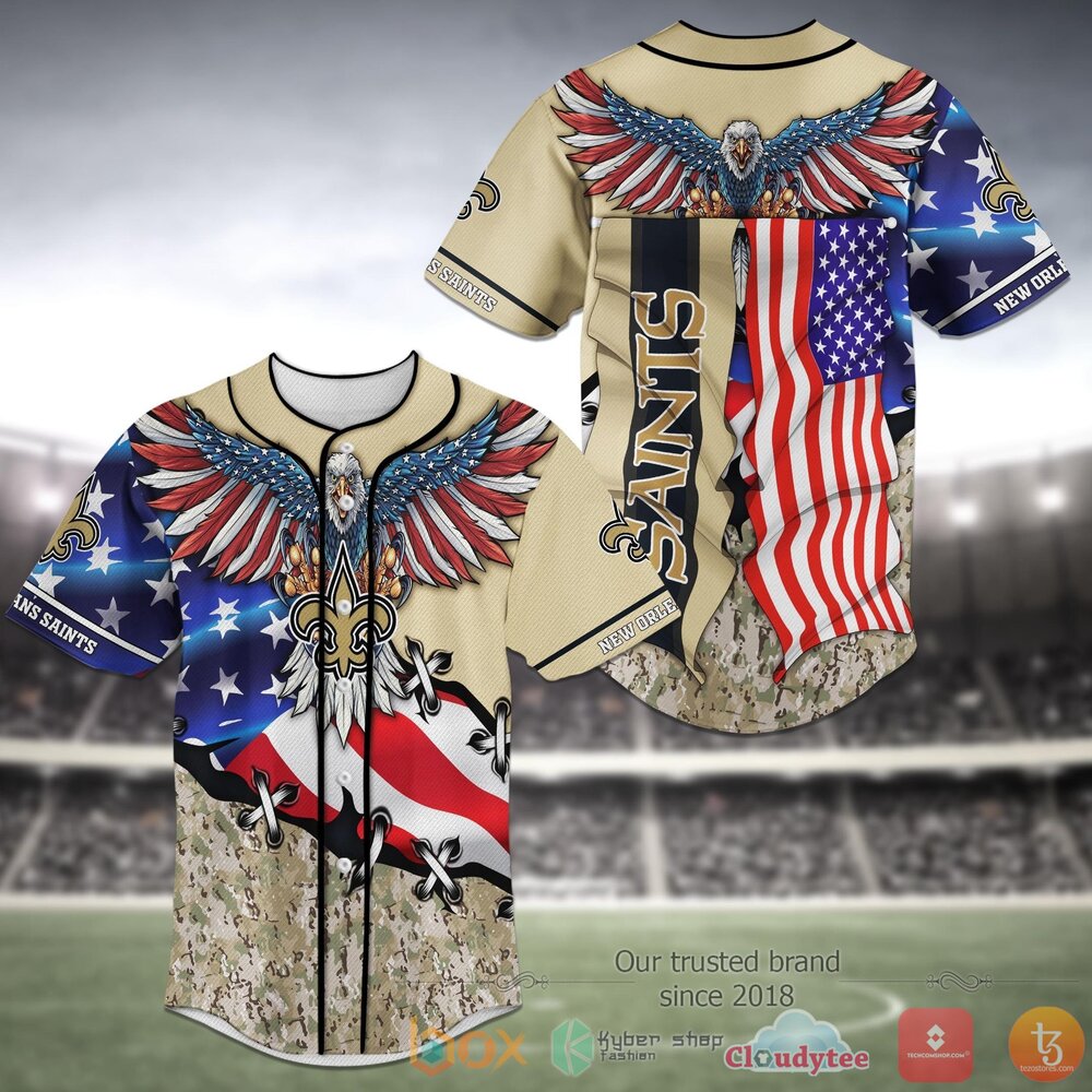 New Orleans Saints Nfl Baseball Jersey Shirt New Orleans Saints Nfl Baseball Jersey Shirt