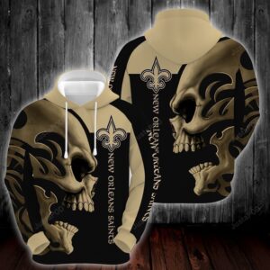 New Orleans Saints Skull Men and Women 3D Hoodie Shirt New Orleans Saints NFL 3D Shirt New Orleans Saints Design 3d Full Printed High Quality 2020 - 8ac8a89f2924