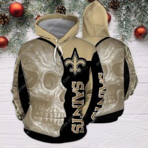 New Orleans Saints Sugar Skull Men and Women 3D Hoodie Shirt New Orleans Saints NFL 3D Shirt New Orleans Saints 3D All Over Printed Shirt - eead572471ca